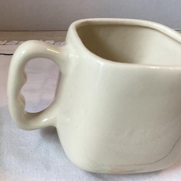 Vintage Nostalgic Saying Square Coffee Mug with Textured Handle - Picture 5 of 7